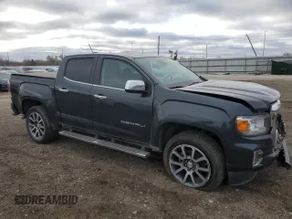 2021 GMC Canyon 4WD Denali with VIN 1GTG6EEN5M1213850, listed as a Copart auction lot 81138184 with 50,581 mi miles and Salvage Title. Bid and sale history available at carsss.com. Image 4.
