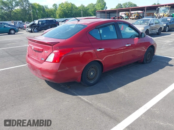 2013 Nissan Versa S Plus with VIN 3N1CN7AP2DL824175, listed as a IAAI auction lot 42834344 with 211,081 mi miles and . Bid and sale history available at DreamBid. Image 4.