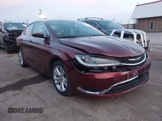 2015 Chrysler 200 Limited with VIN 1C3CCCAB7FN667556, listed as a IAAI auction lot 41787343 with 166,919 mi miles. Bid and sale history available at carsss.com. Image 1.