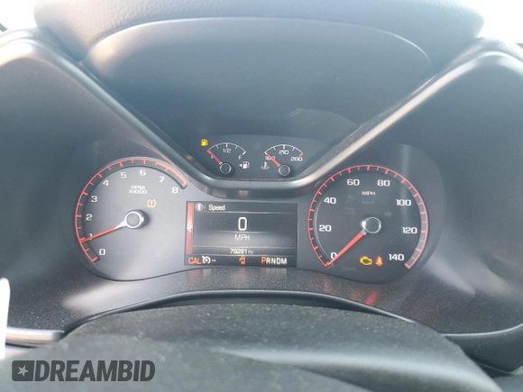 2015 GMC Canyon 4WD SLT with VIN 1GTG6CE32F1256905, listed as a Copart auction lot 53630855 with 79,281 mi miles and Salvage Title. Bid and sale history available at carsss.com. Image 9.
