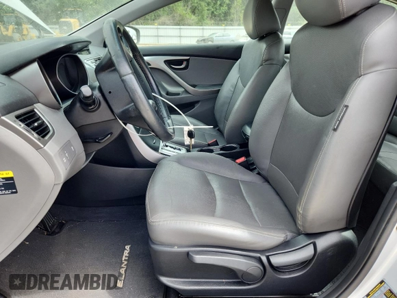 2012 Hyundai Elantra Limited with VIN KMHDH4AE7CU448322, listed as a Copart auction lot 62540055 with 122,623 mi miles and Salvage title. Bid and sale history available at DreamBid. Image 7.