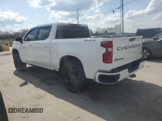2021 Chevrolet Silverado 1500 RST with VIN 1GCUYEED1MZ376890, listed as a Copart auction lot 48965565 with 71,939 mi miles and Salvage Title. Bid and sale history available at carsss.com. Image 2.