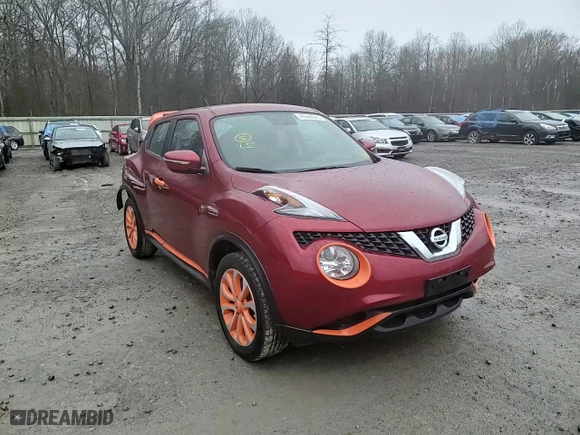 2015 Nissan Juke S with VIN JN8AF5MRXFT510344, listed as a Copart auction lot 49594085 with 17,850 mi miles and Salvage Title. Bid and sale history available at carsss.com. Image 12.