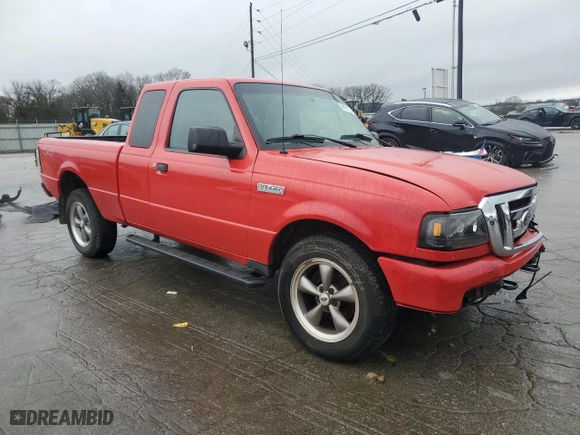 2008 Ford Ranger XLT with VIN 1FTZR45E28PA41130, listed as a Copart auction lot 44971715 with 183,838 mi miles and Salvage Title. Bid and sale history available at carsss.com. Image 4.