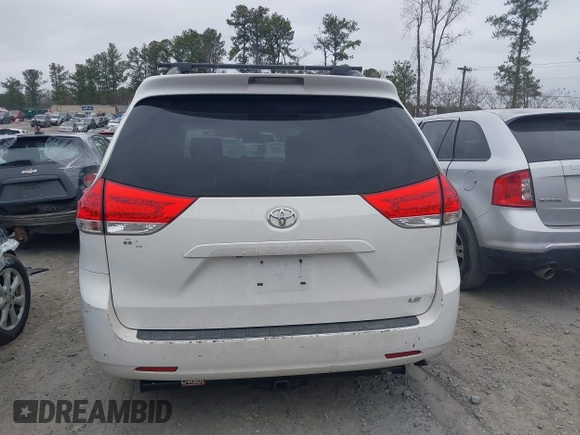 2011 Toyota Sienna LE AAS with VIN 5TDKK3DC8BS106821, listed as a IAAI auction lot 41508841 with 236,368 mi miles and . Bid and sale history available at DreamBid. Image 16.