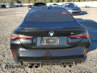 2021 BMW M4 Competition with VIN WBS33AZ01MCG38478, listed as a Copart auction lot 82415084 with 0 mi miles and Salvage Title. Bid and sale history available at carsss.com. Image 6.