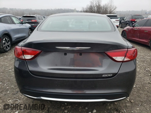 2015 Chrysler 200 Limited with VIN 1C3CCCAB9FN715770, listed as a Copart auction lot 74103114 with 41,844 mi miles and Salvage Title. Bid and sale history available at carsss.com. Image 6.