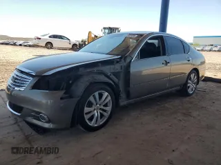 2008 Infiniti M with VIN JNKAY01E58M602399, listed as a Copart auction lot 62782435 with 123,184 mi miles and Salvage title. Bid and sale history available at DreamBid. Image 1.