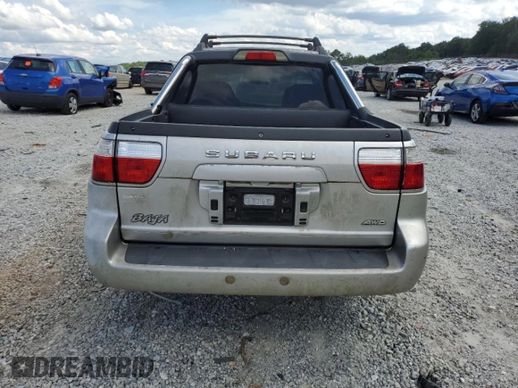 2003 Subaru Baja Special Sports z VIN 4S4BT62C837114099, wystawiony jako Copart lot #61437435 z przebiegiem 240 043 mil mil oraz Czysty tytuł • Clean title. Historia ofert i sprzedaży dostępna na DreamBid. Obrazek 6.