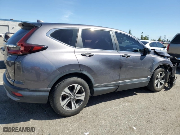 2020 Honda CR-V LX with VIN 7FARW1H26LE003528, listed as a Copart auction lot 49742115 with 77,677 mi miles and Salvage Title. Bid and sale history available at carsss.com. Image 3.