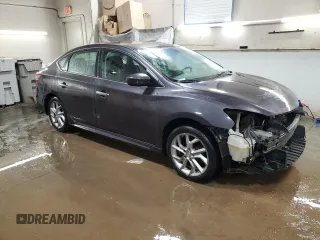 2013 Nissan Sentra SL with VIN 3N1AB7AP8DL685413, listed as a Copart auction lot 50060235 with 90,138 mi miles and Salvage Title. Bid and sale history available at DreamBid. Image 4.
