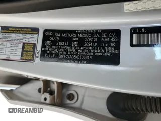 2019 Kia Forte LXS with VIN 3KPF24AD8KE136819, listed as a Copart auction lot 63519045 with 69,675 mi miles and Clean title. Bid and sale history available at DreamBid. Image 12.