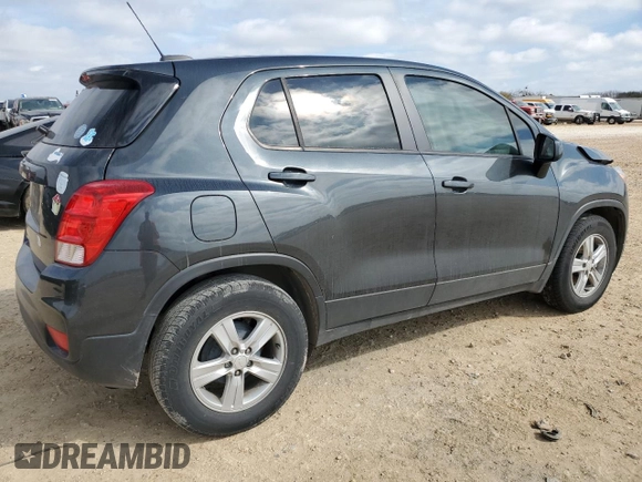 2020 Chevrolet Trax LS with VIN 3GNCJKSB1LL226826, listed as a Copart auction lot 51091065 with 54,592 mi miles and Salvage Title. Bid and sale history available at DreamBid. Image 3.