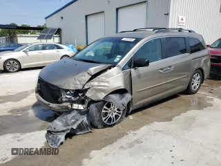 2011 Honda Odyssey EX with VIN 5FNRL5H40BB100820, listed as a Copart auction lot 52941645 with 127,968 mi miles and Salvage Title. Bid and sale history available at carsss.com. Image 1.