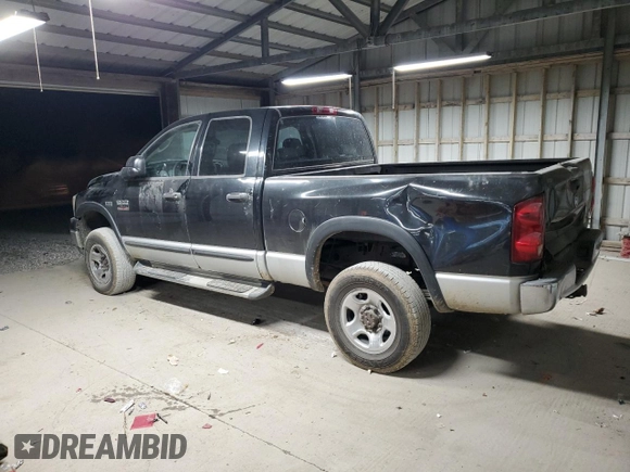 2007 Dodge Ram 2500 SLT with VIN 1D7KS28D27J506512, listed as a Copart auction lot 79752604 with 241,563 mi miles and Salvage Title. Bid and sale history available at carsss.com. Image 2.