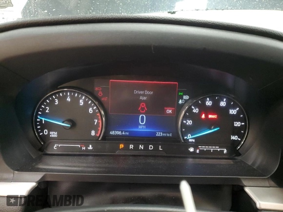 2022 Ford Explorer XLT with VIN 1FMSK8DH8NGB97480, listed as a Copart auction lot 50599045 with 48,396 mi miles and Salvage Title. Bid and sale history available at DreamBid. Image 9.