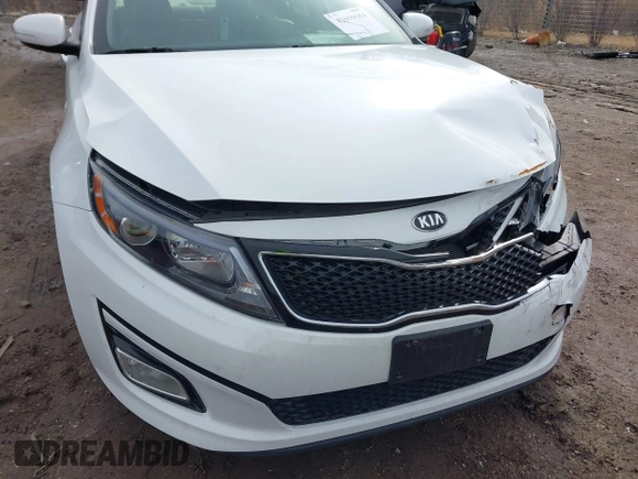 2015 Kia Optima EX with VIN 5XXGN4A73FG438313, listed as a IAAI auction lot 41699954 with 76,584 mi miles. Bid and sale history available at carsss.com. Image 16.