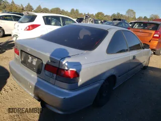 1999 Honda Civic DX with VIN 1HGEJ612XXL034351, listed as a Copart auction lot 76589714 with 192,975 mi miles and Salvage Title. Bid and sale history available at carsss.com. Image 3.