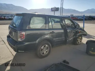 2006 Honda Pilot LX with VIN 2HKYF18196H512940, listed as a Copart auction lot 50449065 with 0 mi miles and Salvage Title. Bid and sale history available at carsss.com. Image 3.
