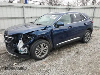 2023 Buick Envision Preferred with VIN LRBAZLR46PD041638, listed as a Copart auction lot 89132865 with 37,722 mi miles and Non Repairable. Bid and sale history available at carsss.com. Image 1.
