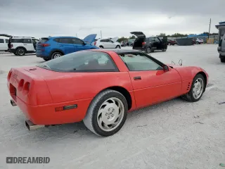 1994 Chevrolet Corvette with VIN 1G1YY22P8R5114158, listed as a Copart auction lot 89294465 with 0 mi miles and Salvage Title. Bid and sale history available at carsss.com. Image 3.