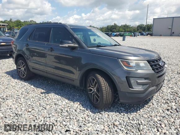 2017 Ford Explorer Sport with VIN 1FM5K8GT2HGB72298, listed as a Copart auction lot 63648375 with 162,178 mi miles and Salvage title. Bid and sale history available at DreamBid. Image 4.