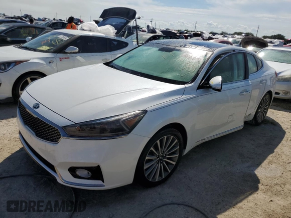 2017 Kia Cadenza Premium with VIN KNALC4J15H5052237, listed as a Copart auction lot 73831934 with 15,915 mi miles and Non Repairable. Bid and sale history available at carsss.com. Image 1.