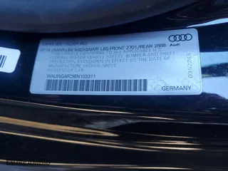 2014 Audi A7 3.0 Premium Plus with VIN WAUWGAFC9EN103311, listed as a Copart auction lot 53675395 with 186,754 mi miles and Clean Title. Bid and sale history available at carsss.com. Image 12.