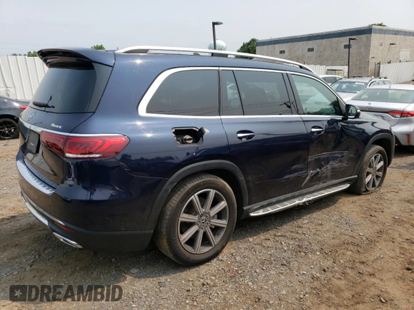 2021 Mercedes-Benz GLS with VIN 4JGFF5KE2MA399729, listed as a Copart auction lot 56208983 with 29,172 mi miles. Bid and sale history available at carsss.com. Image 3.