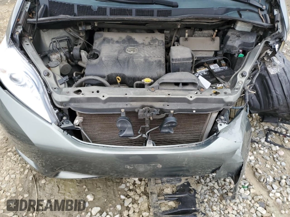 2011 Toyota Sienna LE AAS with VIN 5TDKK3DC4BS087295, listed as a Copart auction lot 50319335 with 148,279 mi miles and Salvage Title. Bid and sale history available at carsss.com. Image 12.