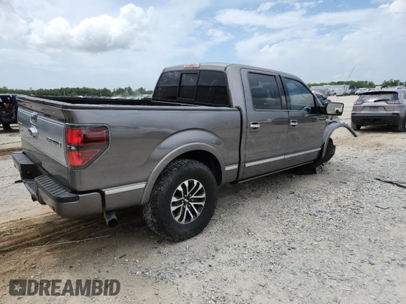 2013 Ford F-150 XL with VIN 1FTFW1ETXDFD53270, listed as a Copart auction lot 60372525 with Not provided miles and Salvage title. Bid and sale history available at DreamBid. Image 3.