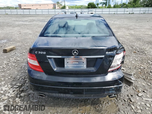 2008 Mercedes-Benz C 300 Sport with VIN WDDGF81X08F173751, listed as a Copart auction lot 57802265 with 94,433 mi miles and Salvage title. Bid and sale history available at DreamBid. Image 6.