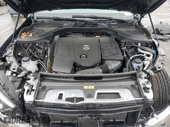 2025 Mercedes-Benz GLC with VIN W1NKJ4HB1SF289398, listed as a Copart auction lot 44171515 with 1,610 mi miles and Salvage Title. Bid and sale history available at carsss.com. Image 12.