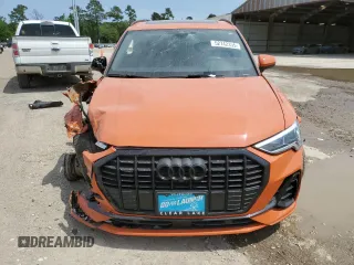 2022 Audi Q3 S line Premium Plus with VIN WA1EECF36N1069443, listed as a Copart auction lot 52742355 with 46,898 mi miles and Salvage title. Bid and sale history available at DreamBid. Image 5.
