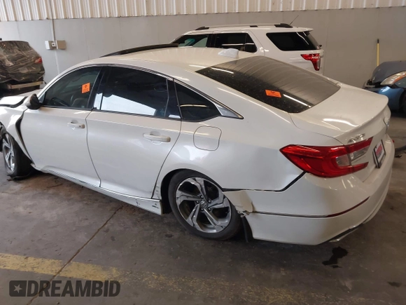 2018 Honda Accord EX-L z VIN 1HGCV1F59JA219544, wystawiony jako IAAI lot #40885821 z przebiegiem 172 020 mil mil oraz . Historia ofert i sprzedaży dostępna na DreamBid. Obrazek 3.