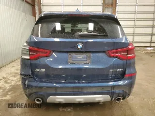 2021 BMW X3 xDrive30i with VIN 5UXTY5C01M9H92516, listed as a Copart auction lot 45997665 with Not Provided miles and Salvage Title. Bid and sale history available at DreamBid. Image 6.
