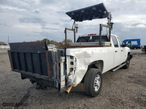 2013 Chevrolet Silverado 2500HD Work Truck with VIN 1GC1CVCG4DF204045, listed as a Copart auction lot 84146464 with 341,235 mi miles and Salvage Title. Bid and sale history available at carsss.com. Image 4.