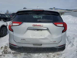 2022 GMC Terrain AT4 with VIN 3GKALYEV0NL152602, listed as a Copart auction lot 45644565 with 38,999 mi miles and Salvage Title. Bid and sale history available at DreamBid. Image 6.