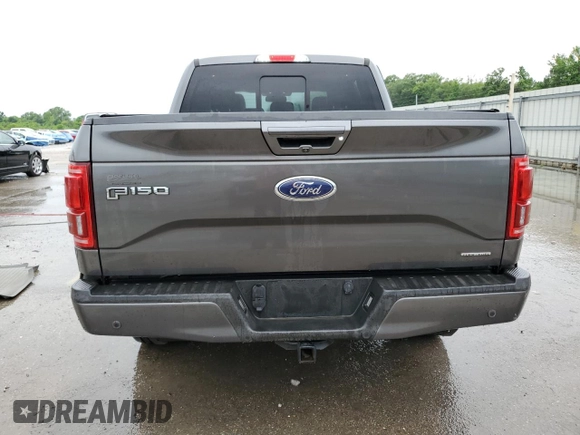 2015 Ford F-150 XLT with VIN 1FTEW1EF7FFB66447, listed as a Copart auction lot 55960855 with 166,518 mi miles and Salvage title. Bid and sale history available at DreamBid. Image 6.