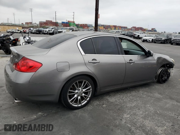 2007 Infiniti G35 Journey with VIN JNKBV61E07M713991, listed as a Copart auction lot 76395314 with 226,971 mi miles and Salvage Title. Bid and sale history available at DreamBid. Image 3.