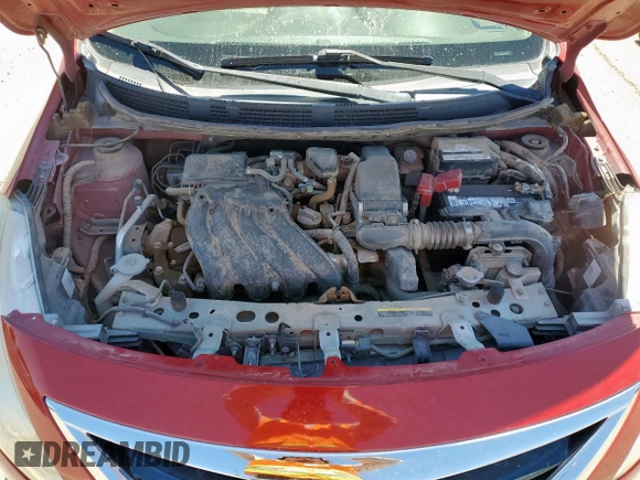 2015 Nissan Versa SV with VIN 3N1CN7AP5FL851292, listed as a Copart auction lot 59463915 with 35,365 mi miles and Salvage title. Bid and sale history available at DreamBid. Image 11.