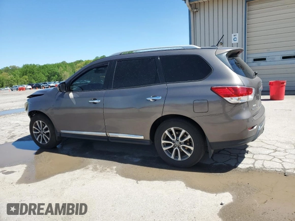 2014 Nissan Pathfinder S z VIN 5N1AR2MN6EC702417, wystawiony jako Copart lot #55015915 z przebiegiem 170 435 mil mil oraz Szkoda całkowita • Salvage title. Historia ofert i sprzedaży dostępna na DreamBid. Obrazek 2.