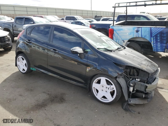 2019 Ford Fiesta ST with VIN 3FADP4GX3KM135504, listed as a Copart auction lot 44741925 with 75,665 mi miles and Salvage Title. Bid and sale history available at carsss.com. Image 4.
