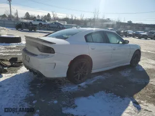 2022 Dodge Charger GT with VIN 2C3CDXMG9NH127970, listed as a Copart auction lot 41902405 with 61,109 mi miles and Salvage Title. Bid and sale history available at carsss.com. Image 3.