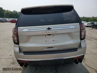 2021 Chevrolet Tahoe Premier with VIN 1GNSKSKD1MR221226, listed as a Copart auction lot 66362204 with 17,074 mi miles and Salvage Title. Bid and sale history available at carsss.com. Image 6.