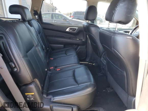 2017 Nissan Pathfinder SL with VIN 5N1DR2MNXHC630140, listed as a Copart auction lot 46420175 with 95,600 mi miles and Salvage title. Bid and sale history available at DreamBid. Image 12.
