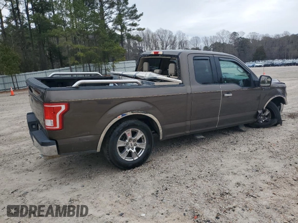 2017 Ford F-150 XL with VIN 1FTEX1CF9HFA63727, listed as a Copart auction lot 47965765 with 114,545 mi miles and Salvage Title. Bid and sale history available at carsss.com. Image 3.