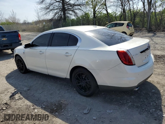 2009 Lincoln MKS with VIN 1LNHM93RX9G609098, listed as a Copart auction lot 53838525 with 148,616 mi miles and Salvage title. Bid and sale history available at DreamBid. Image 2.