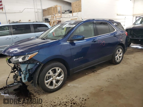 2020 Chevrolet Equinox LT z VIN 3GNAXVEX5LL196583, wystawiony jako Copart lot #52889265 z przebiegiem 145 999 mil mil oraz Szkoda całkowita • Salvage title. Historia ofert i sprzedaży dostępna na DreamBid. Obrazek 1.