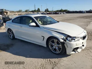 2014 BMW 4 Series 435i with VIN WBA3R1C51EK190948, listed as a Copart auction lot 44490905 with 71,371 mi miles and Salvage Title. Bid and sale history available at carsss.com. Image 4.